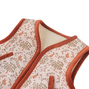 Жилет двусторонний Gingersnaps "Baby Glade", ваниль с карамелью